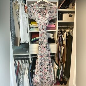 Club Monaco Maxi Summer Wrap dress, size 4